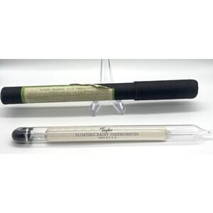 Vintage Taylor Floating Dairy Thermometer Made in USA 8.75" Long Original Glass